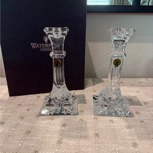 Waterford Lismore 8” Candle Holders